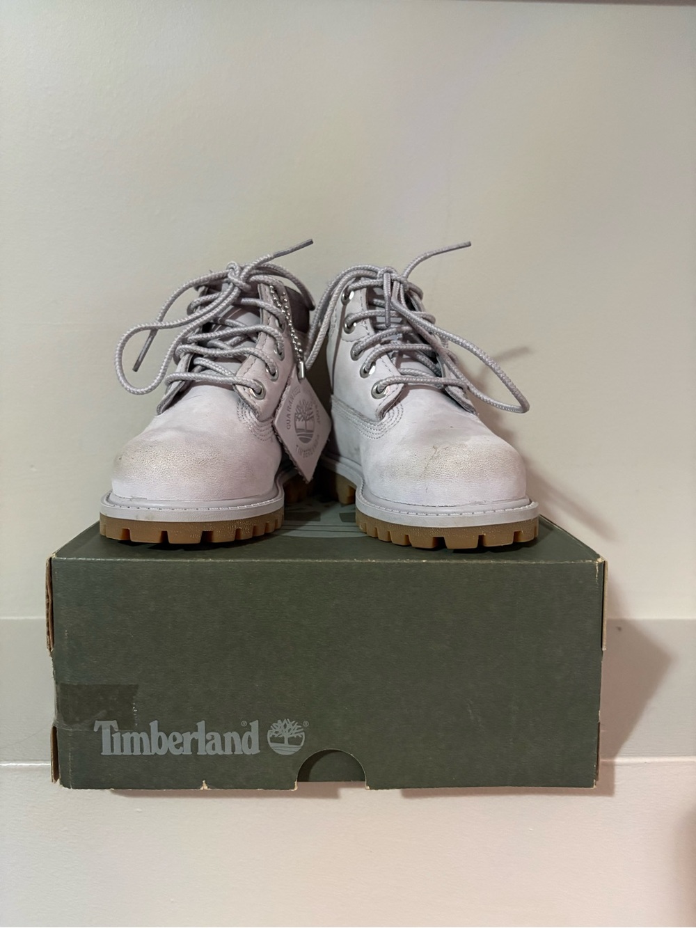 Timberland Toddler Light Gray Casual Lace-Up Boots